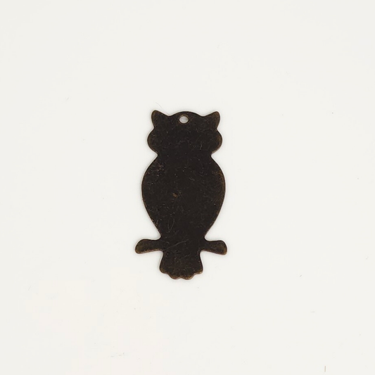 Perched Owl Blank 42x20mm
