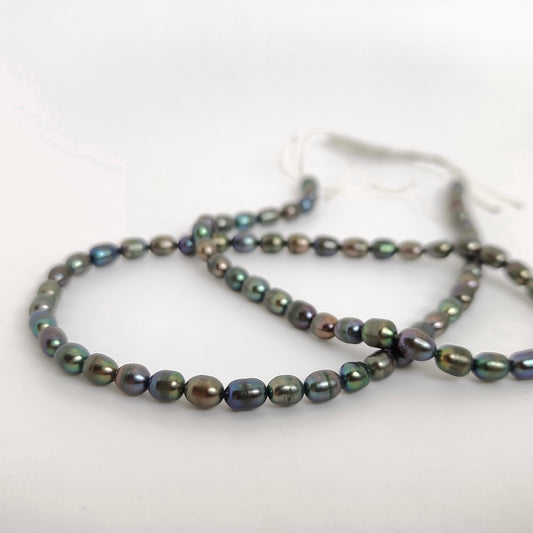 Khaki Rice Fresh Water Pearl 5-8mm