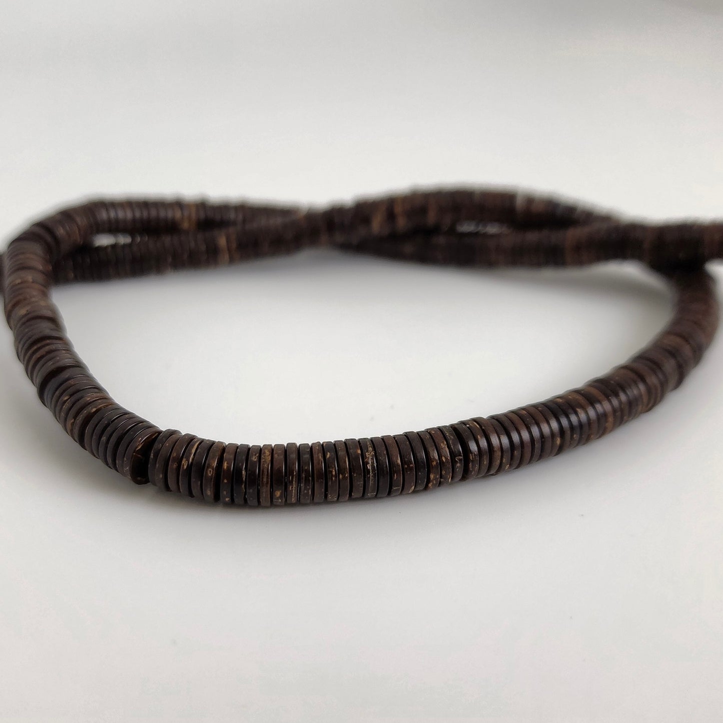 Brown Heishi 1x6mm