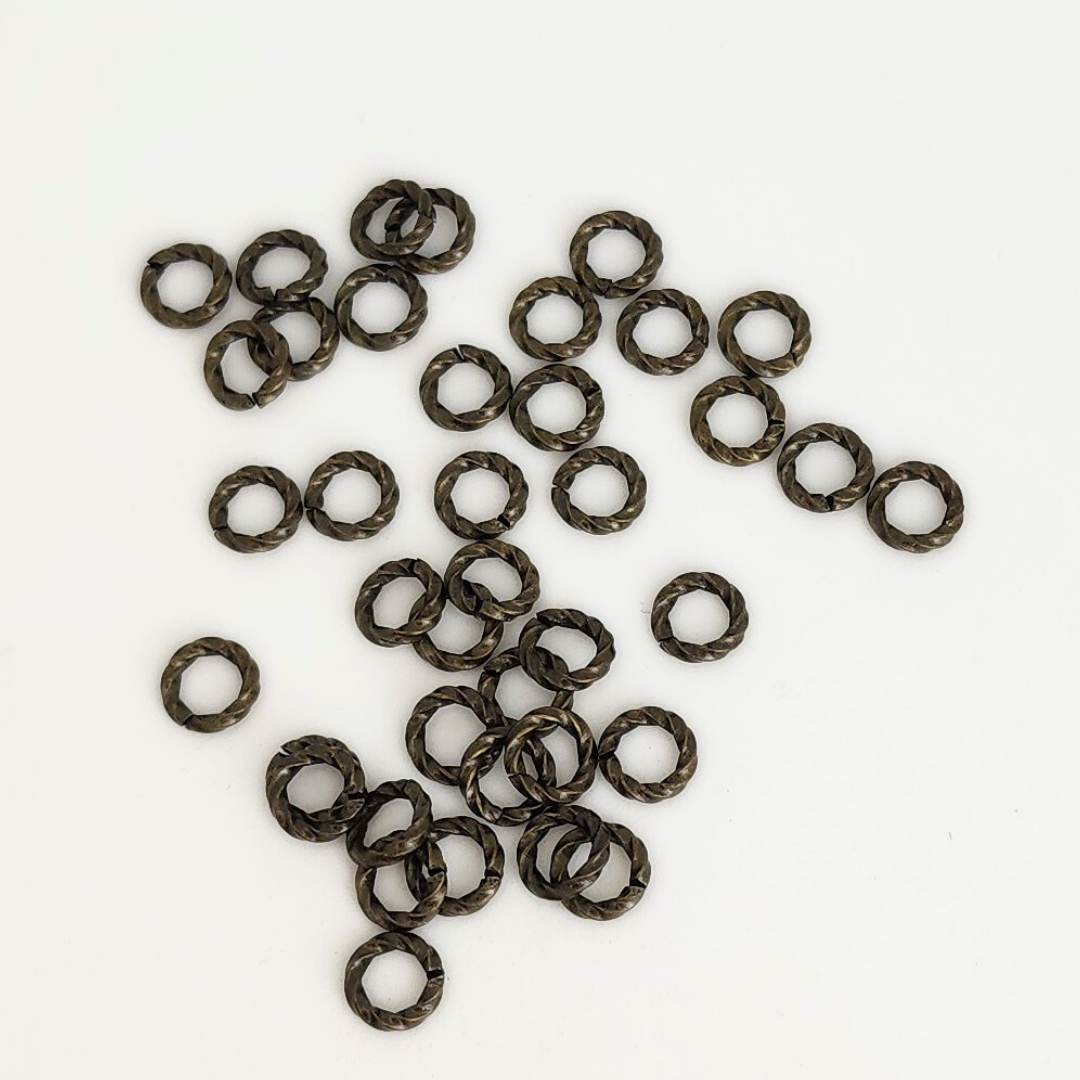 Twisted Jump Ring 18g 6mm