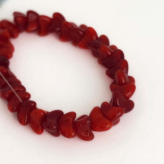 Red 3 Tip Flower 6mm