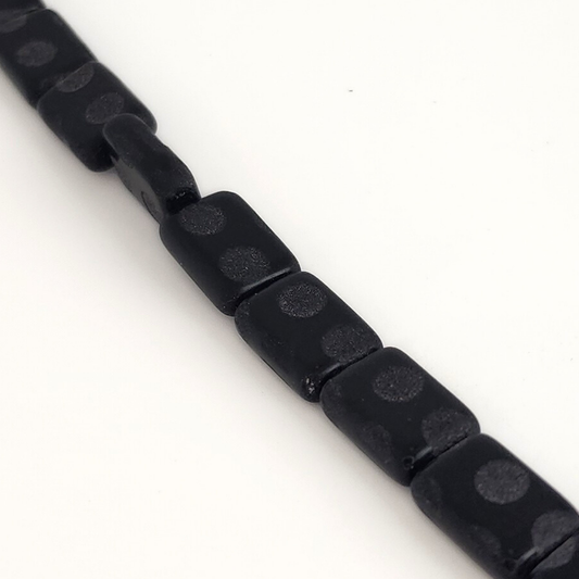 Jet Sand Blasted Rectangle 9mm