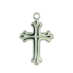 Fleur Cross 25x16mm