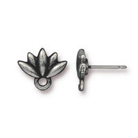 Lotus Earring Post