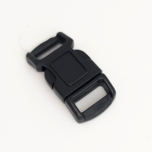Black Paracord Buckle 3/8"