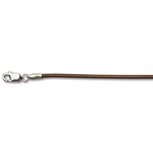 Leather Necklace 18"