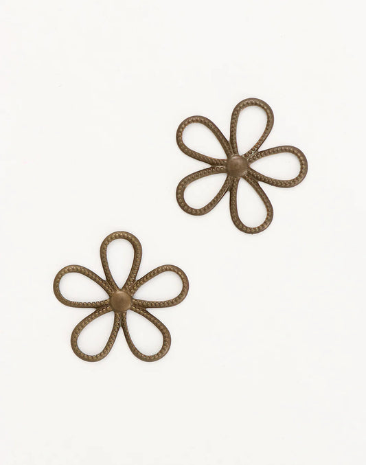 Beaded Flower Link 24mm