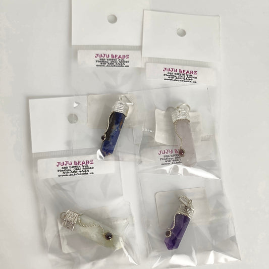 Squiggle on GemStone Point Assorted