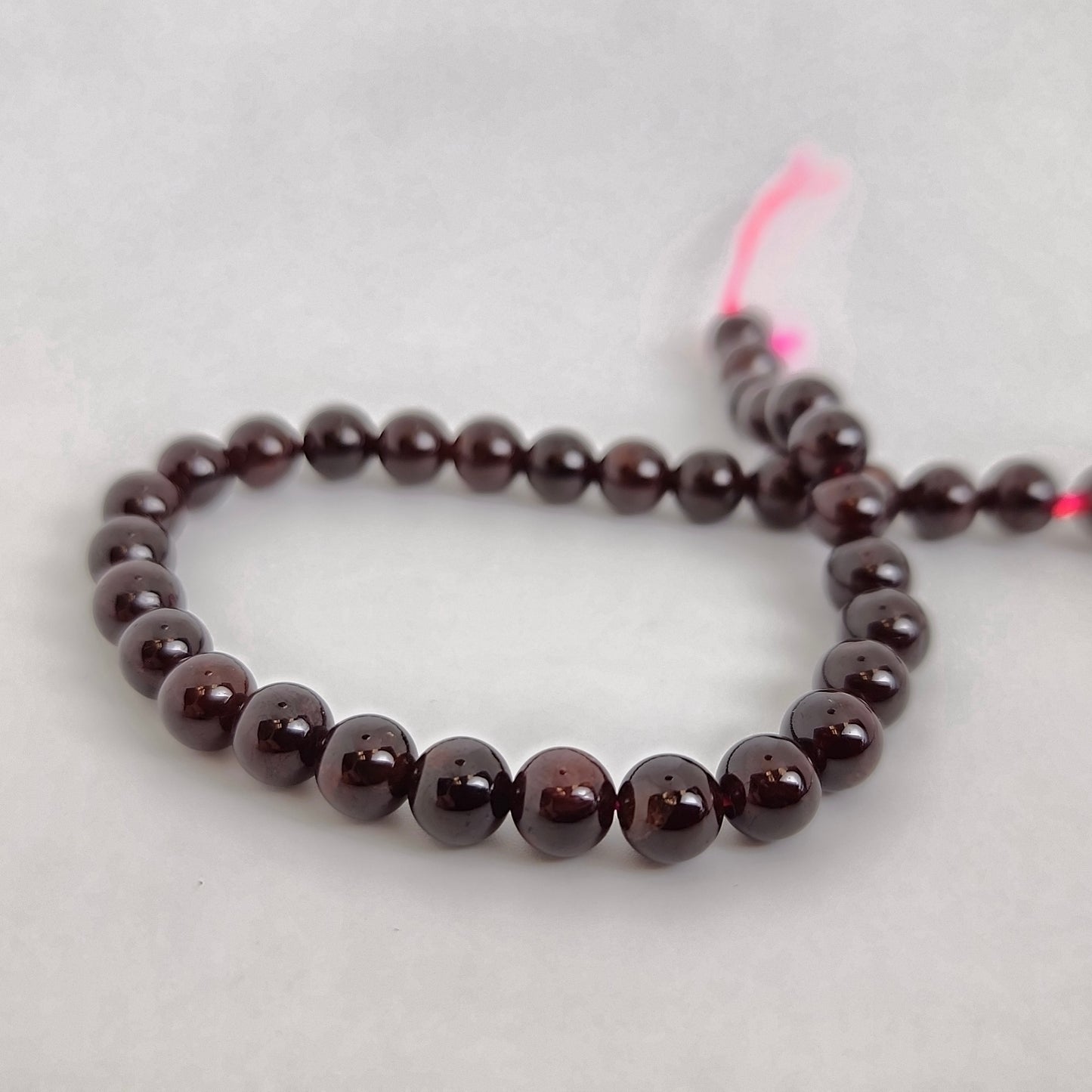 Red Garnet Round Strand 6mm