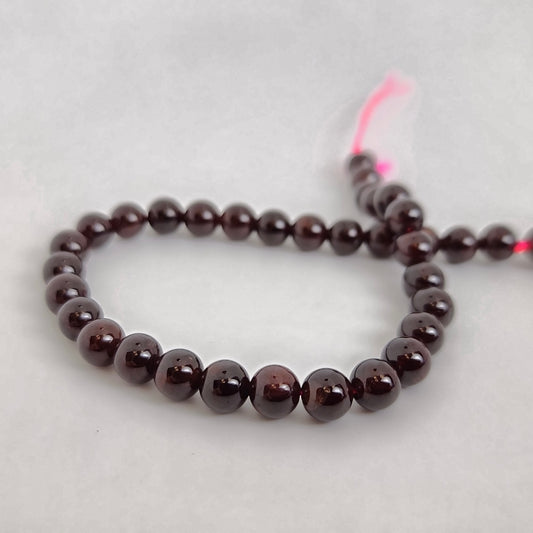 Red Garnet Round Strand 6mm