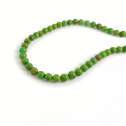 Mojave Green Turquoise Round 6mm