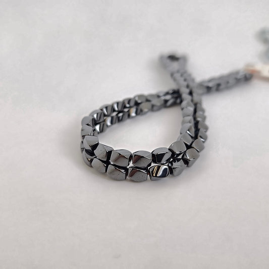 Hematite Twist Rectangle 3x5mm