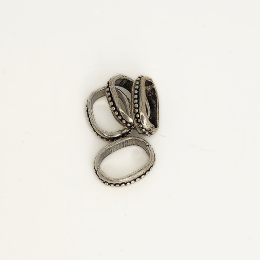 Antique Silver Small Dots Spacer 4mm