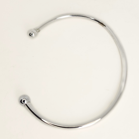Cuff Bracelet w/Balls 70mm