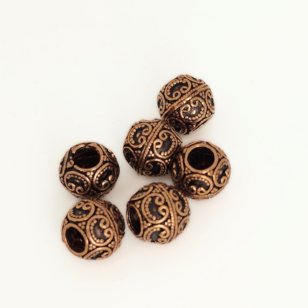 Large Hole Curly Q 12mm