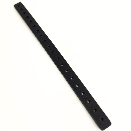 Perforated Leather Strip 180x10mm
