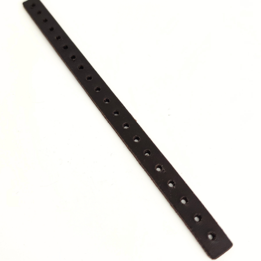 Perforated Leather Strip 180x10mm