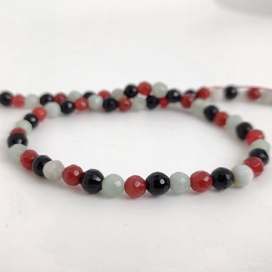 Jasper & Agate Faceted Round 6mm