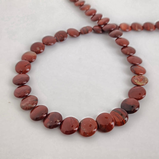 Rainbow Jasper Lentil 12mm