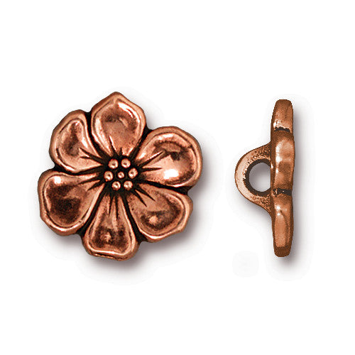 Apple Blossom Button 15mm