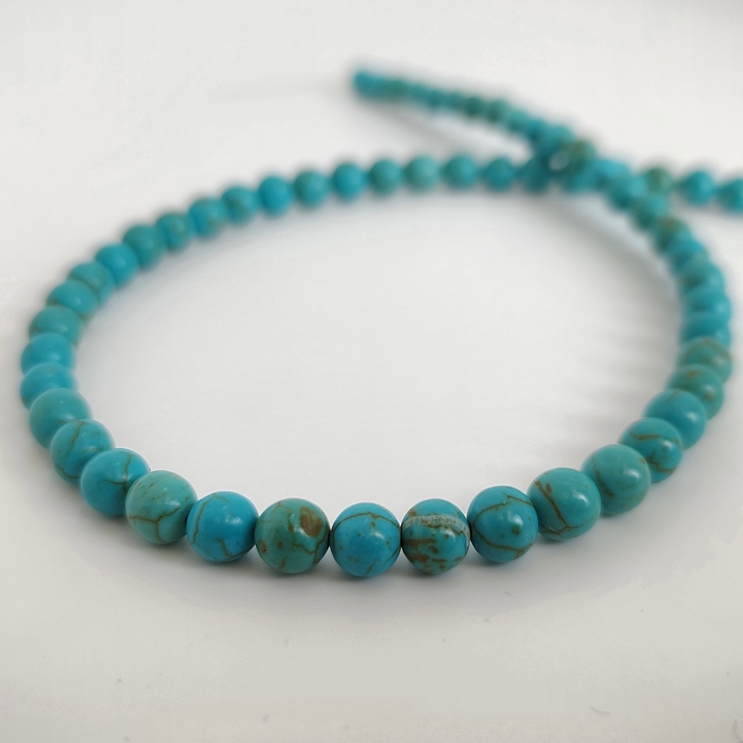 Green Turquoise Round 6mm