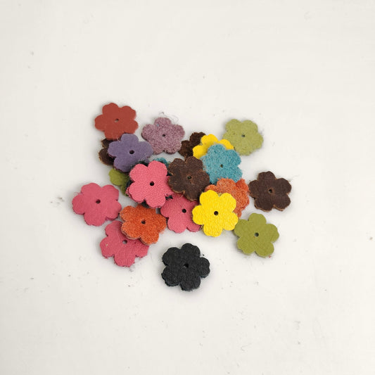 Assorted Leather Flower