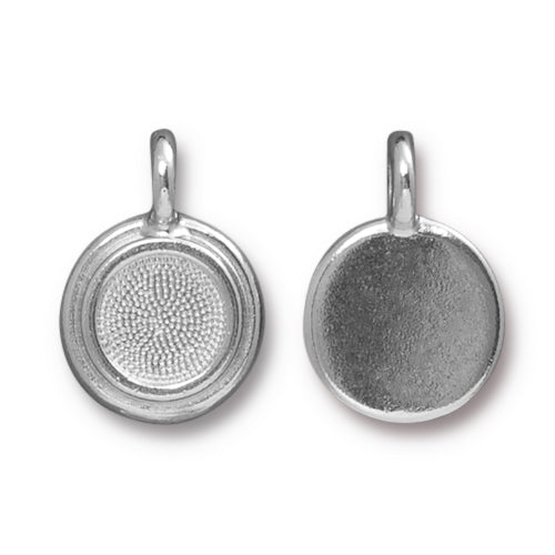 Stepped Bezel Charm 11mm
