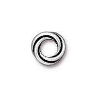 Large Hole Twisted Spacer 12mm