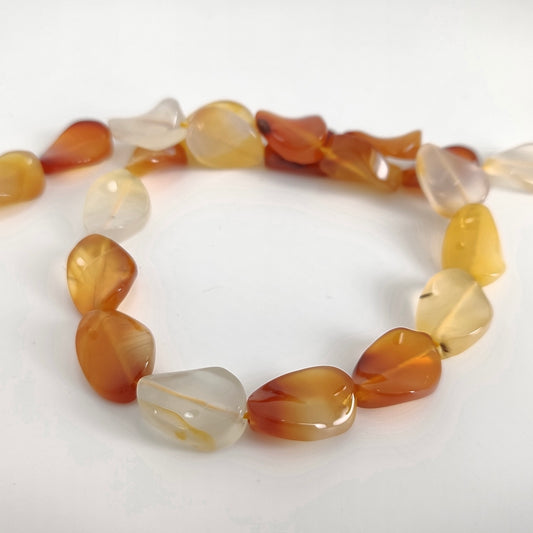 Carnelian Petals Natural 18mm