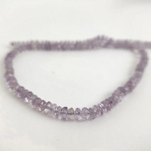 Amethyst Faceted Rondelle Assorted