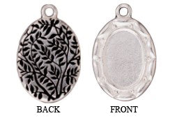 Scalloped Oval Drop Frame
