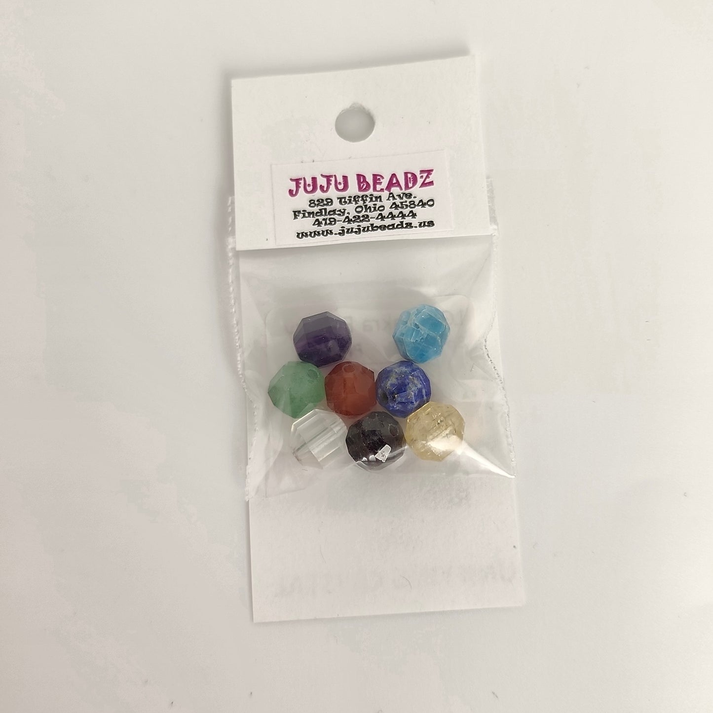 Large Chakra Energy Prism 8mm