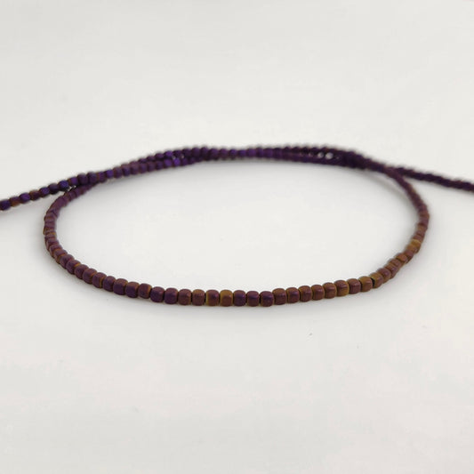 Purple Hematite Cube 2mm