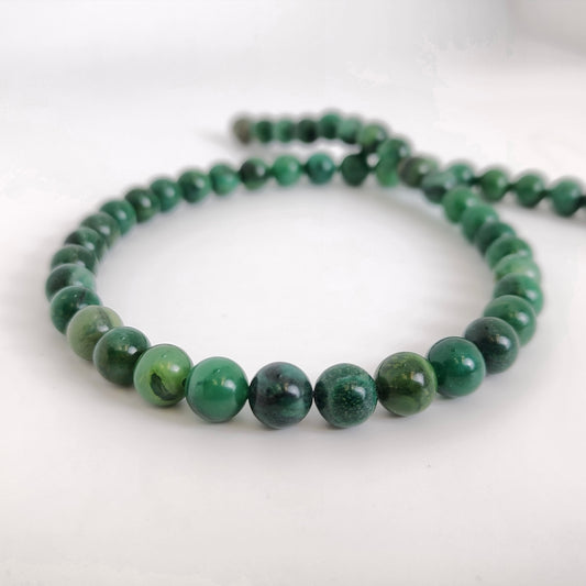 African Jade Round Strand 8mm