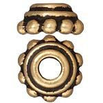 Beaded Cap Large Hole 8mm