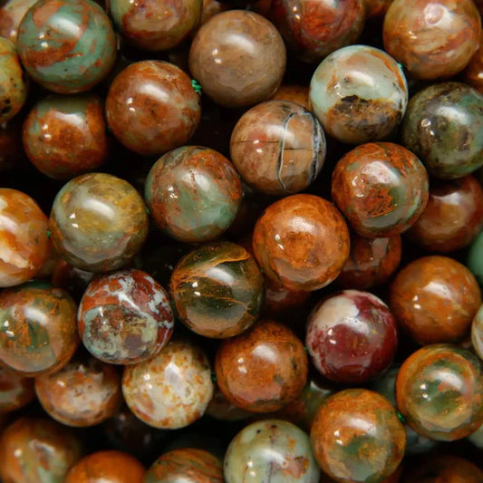 African Green Opal 10mm Round