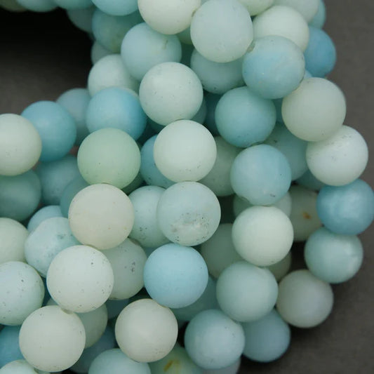 Matte Amazonite A 10mm Round