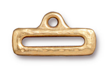 Distressed Slide w/Loop 19x10mm
