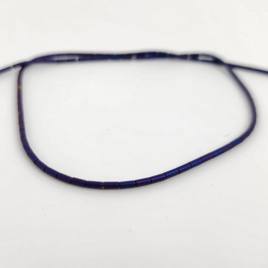 Purple Hematite Cylinder 1x3mm