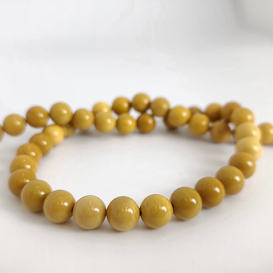 Yellow Mookite Round 8mm