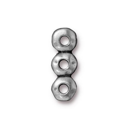 Nugget 3 Hole Bar Link 18x7mm
