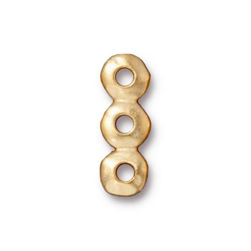 Nugget 3 Hole Bar Link 18x7mm