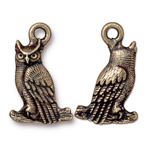 Owl Charm 22mm
