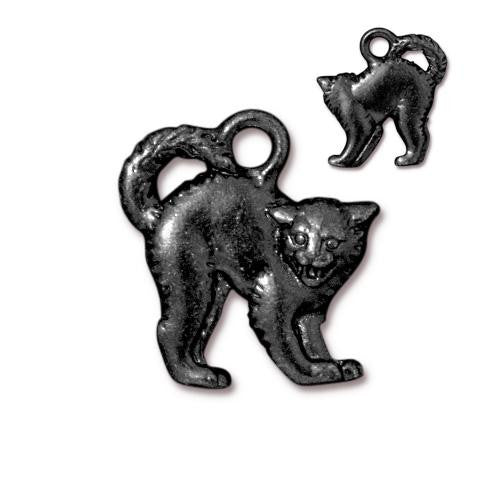Scary Cat Charm 18mm