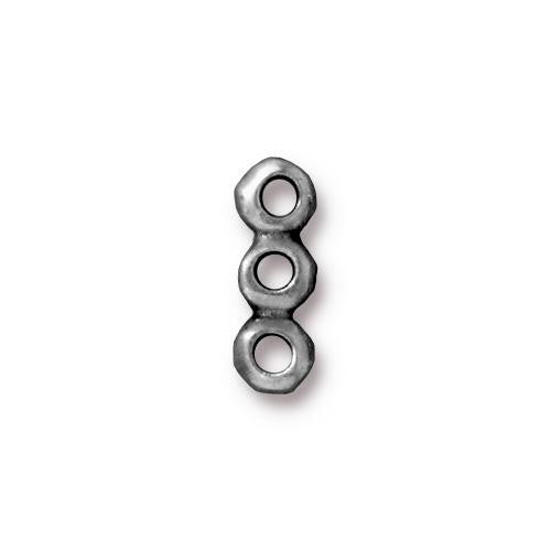 Nugget 3 Hole Bar Link 14x5mm