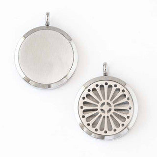 Daisy Flower Essential Oil Locket 36mm