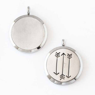 Three Arrows Essential Oil Locket 36mm