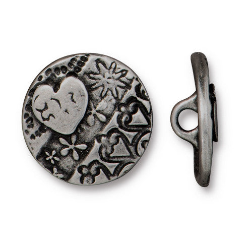Amor Round Button