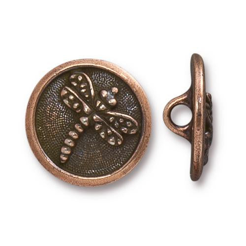 Dragonfly Button 17mm
