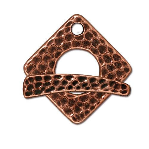 Hammered Square Toggle